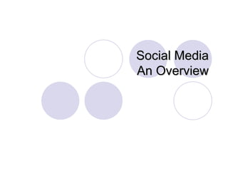 Social Media An Overview 