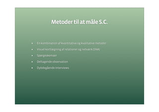 Social Kapital I Organisationer