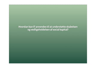 Social Kapital I Organisationer