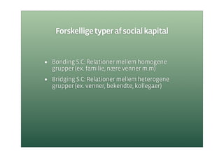 Social Kapital I Organisationer