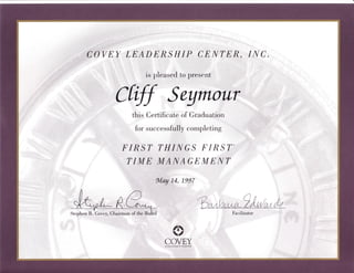 Soft Skills Certificates