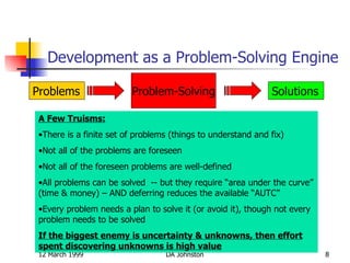The Development Problem Speed And Quality Of Development | PPT