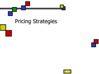 Pricing Strategies 