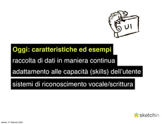 Strutture e interfacce adattative