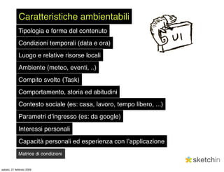 Strutture e interfacce adattative