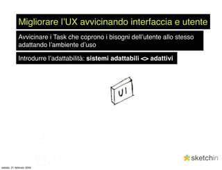 Strutture e interfacce adattative