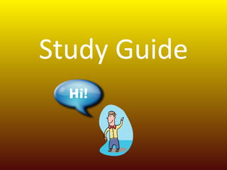 Study Guide 
