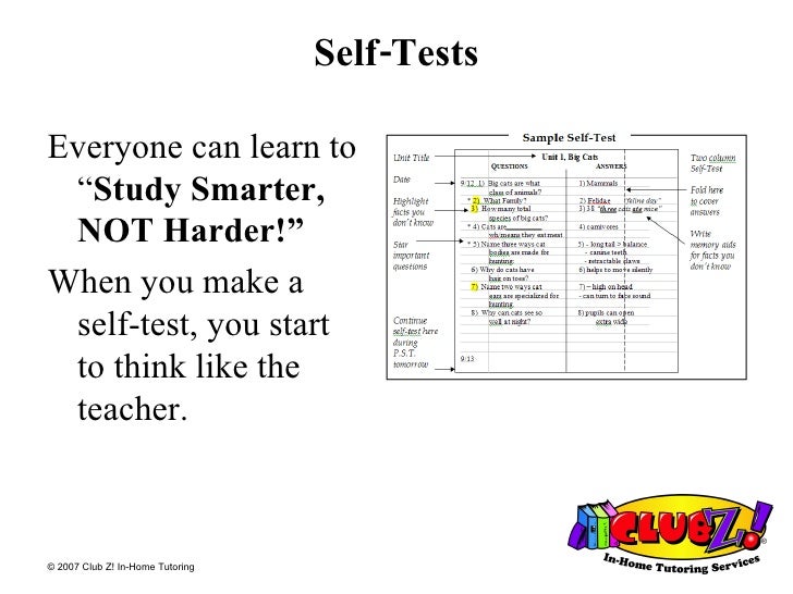 club z in home tutoring