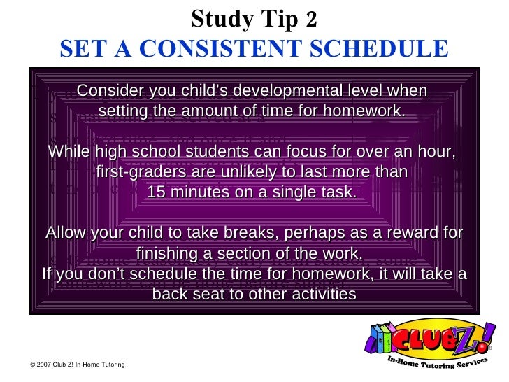 club z in home tutoring
