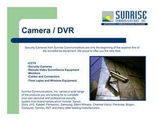 Sunrise Electronic Brochure 