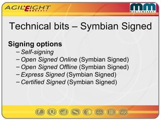 Symbian Based Mobile Software Development
