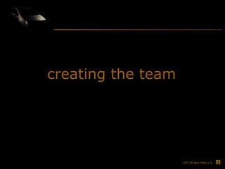 creating the team 