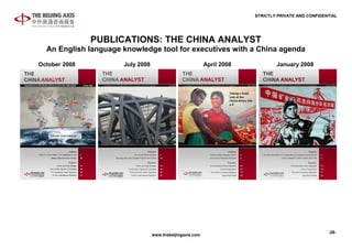 The Beijing Axis Introduction   Jan 2009
