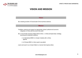 The Beijing Axis Introduction   Jan 2009