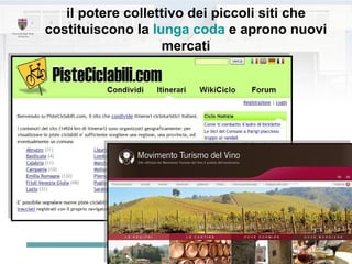 il potere collettivo dei piccoli siti che costituiscono la  lunga coda  e aprono nuovi mercati 