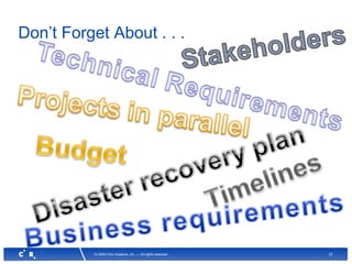 12© 2008 Citrix Systems, Inc. — All rights reserved
Don’t Forget About . . .
 