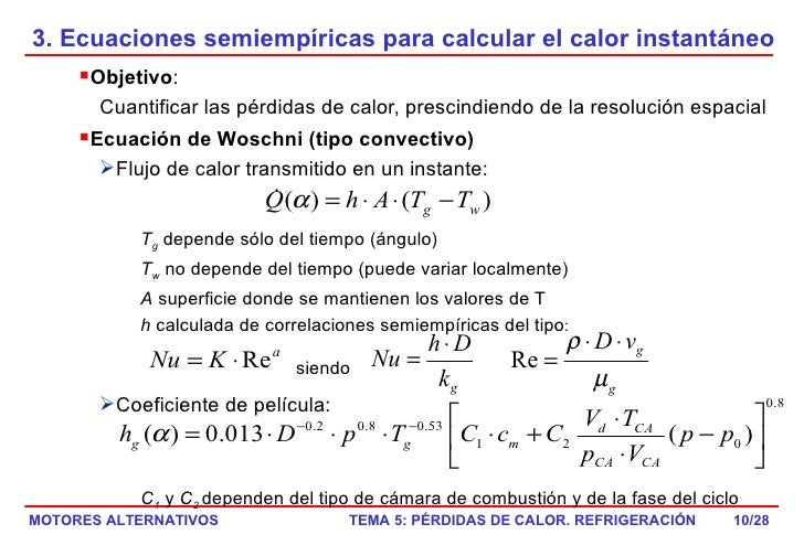 Tema05 Perdidas De Calor. Refrigeracion