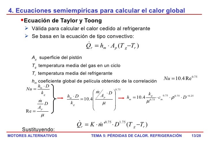 Tema05 Perdidas De Calor. Refrigeracion