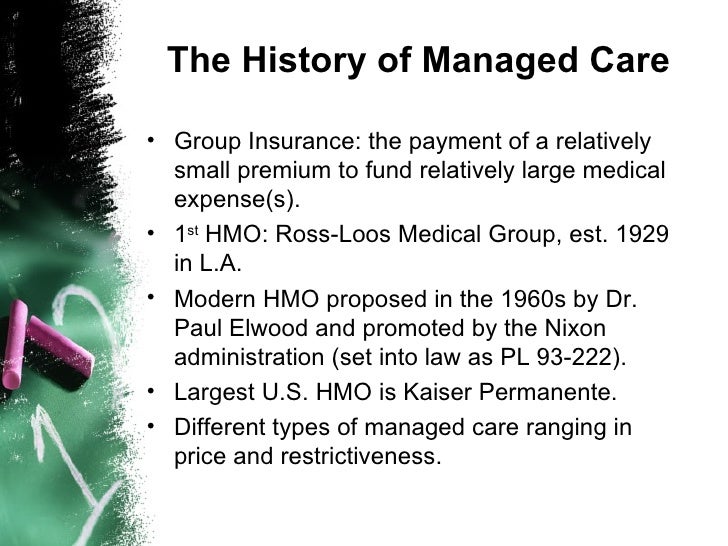 The ABC’S Of Managed Care