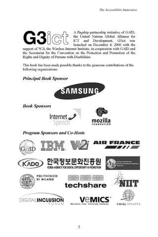 The Accessibility Imperative
3
 