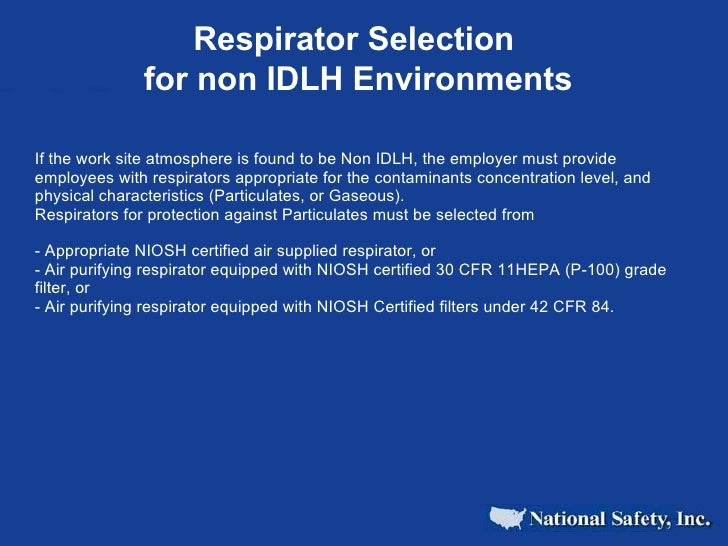 The Basics Of Respiratory Protection