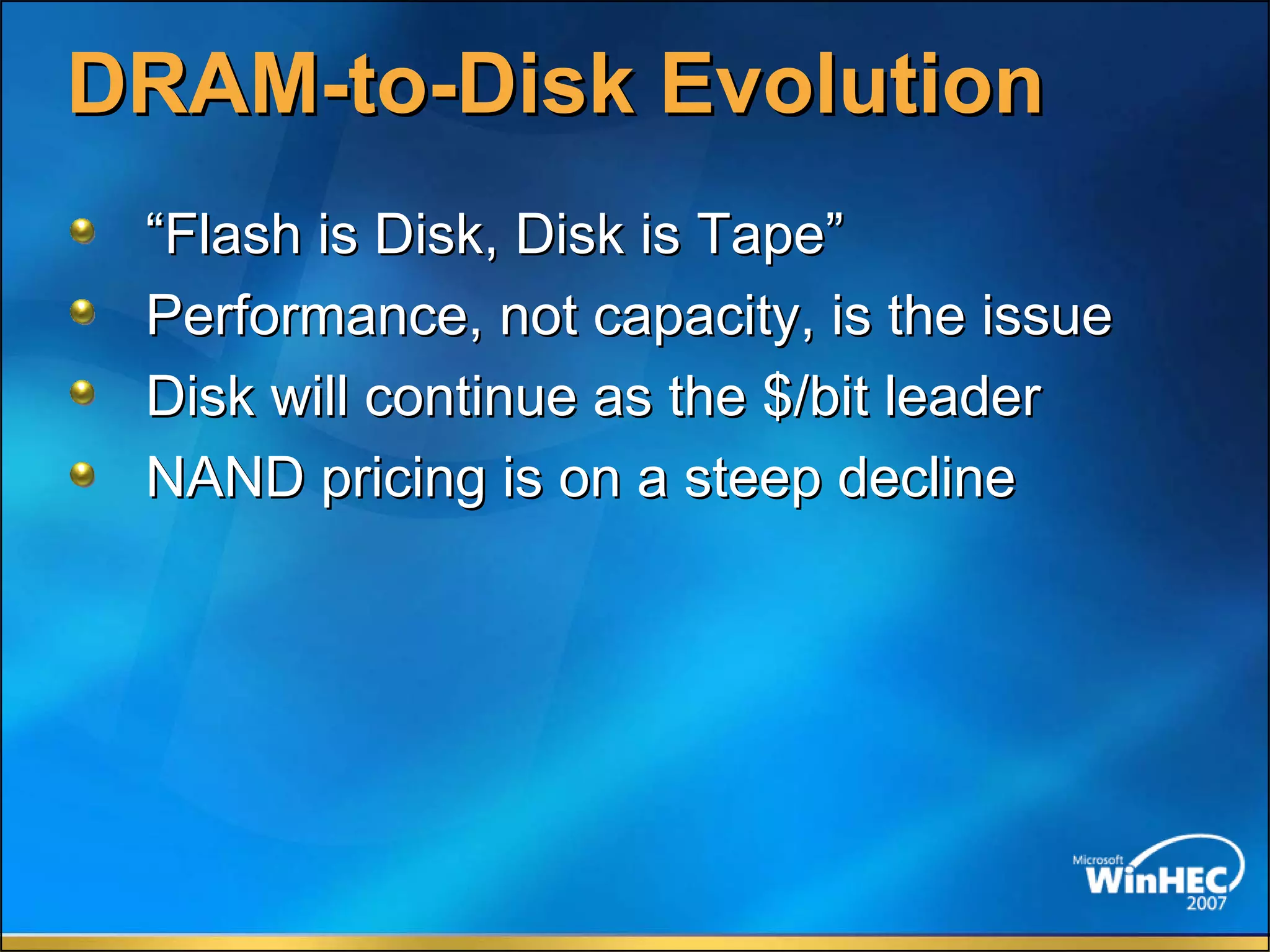 The Future Of Memory Storage by Dean Klein