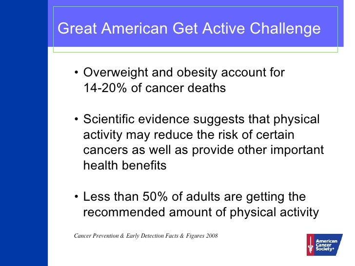 The Great American Health Challenge