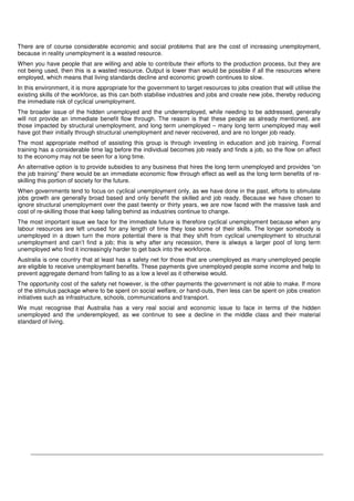 The Hidden Unemployed In Australia