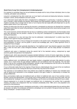 The Hidden Unemployed In Australia