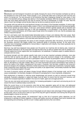 The Hidden Unemployed In Australia