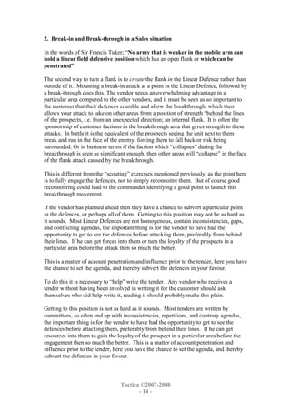 The Patternof Engagementin Sales Campaigns