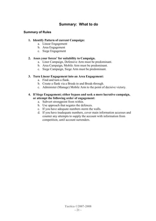 The Patternof Engagementin Sales Campaigns