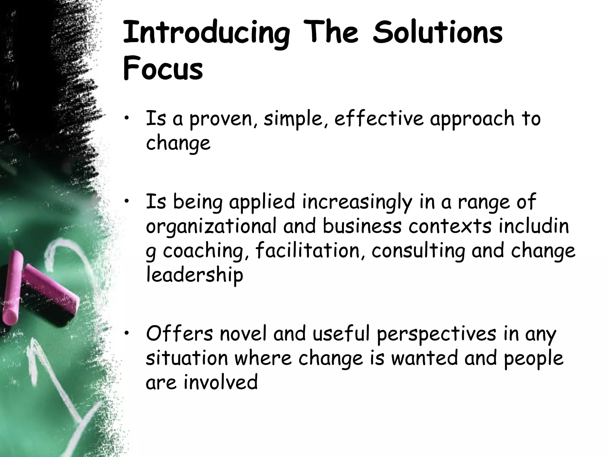 Solution Focus | PPT
