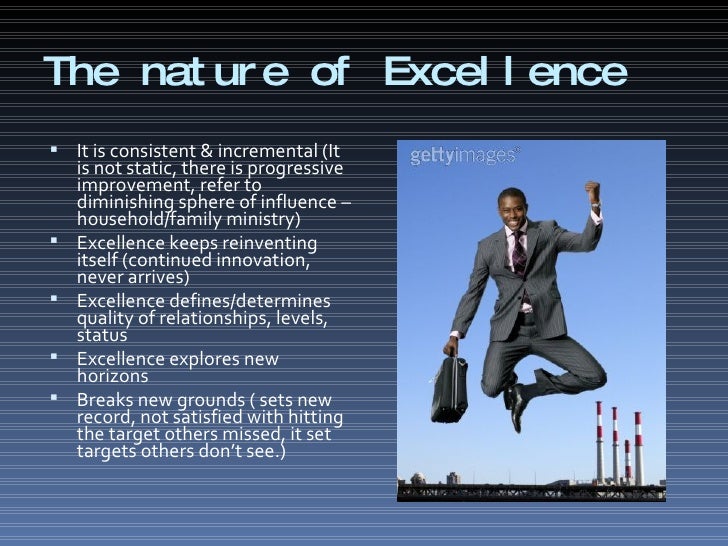 The Spirit Of Excellence