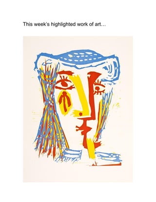 This week’s highlighted work of art…
 