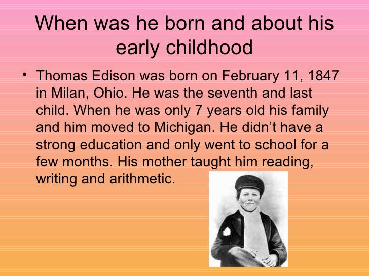 Thomas Edison (The Most Important Inventor Of The 19th Century