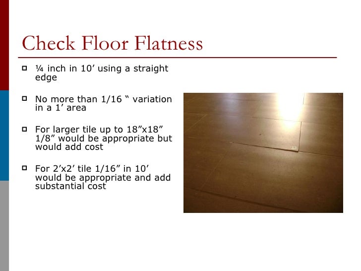 Tips For Recified Tile