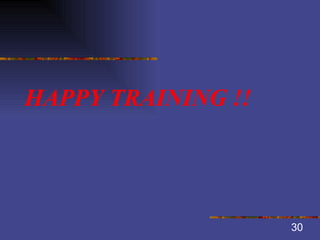 HAPPY TRAINING !! 