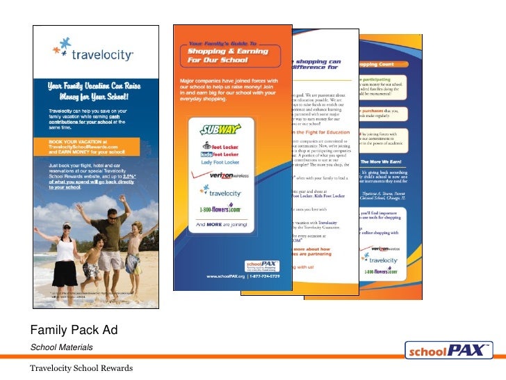 Family Pack Ad School Materials Family Pack Ad School Materials