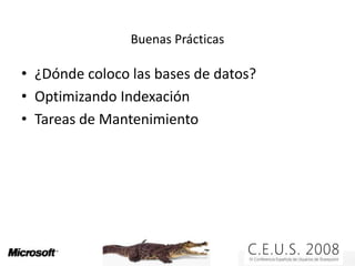 Trucos, OptimizacióN Y Buenas PráCticas Para Sql