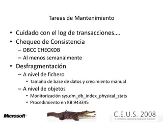 Trucos, OptimizacióN Y Buenas PráCticas Para Sql