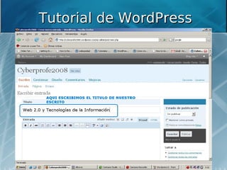 Tutorial WordPress.com