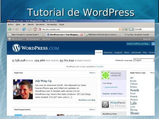 Tutorial WordPress.com