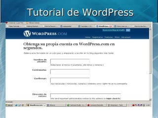 Tutorial WordPress.com