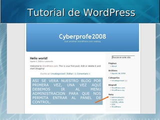 Tutorial WordPress.com
