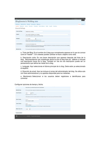 Tutorial Wp5 WordPress
