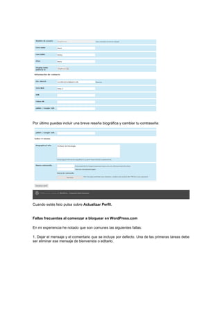 Tutorial Wp5 WordPress