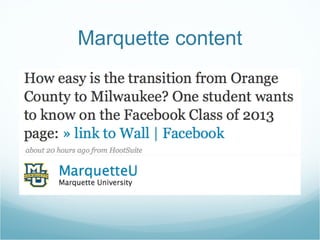 Marquette content 