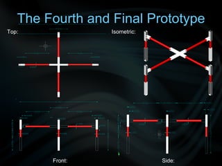 The Fourth and Final Prototype Isometric: Top: Front: Side: 