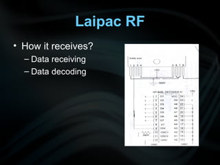 Laipac RF How it receives? Data receiving Data decoding  